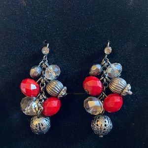 French wire beaded earrings